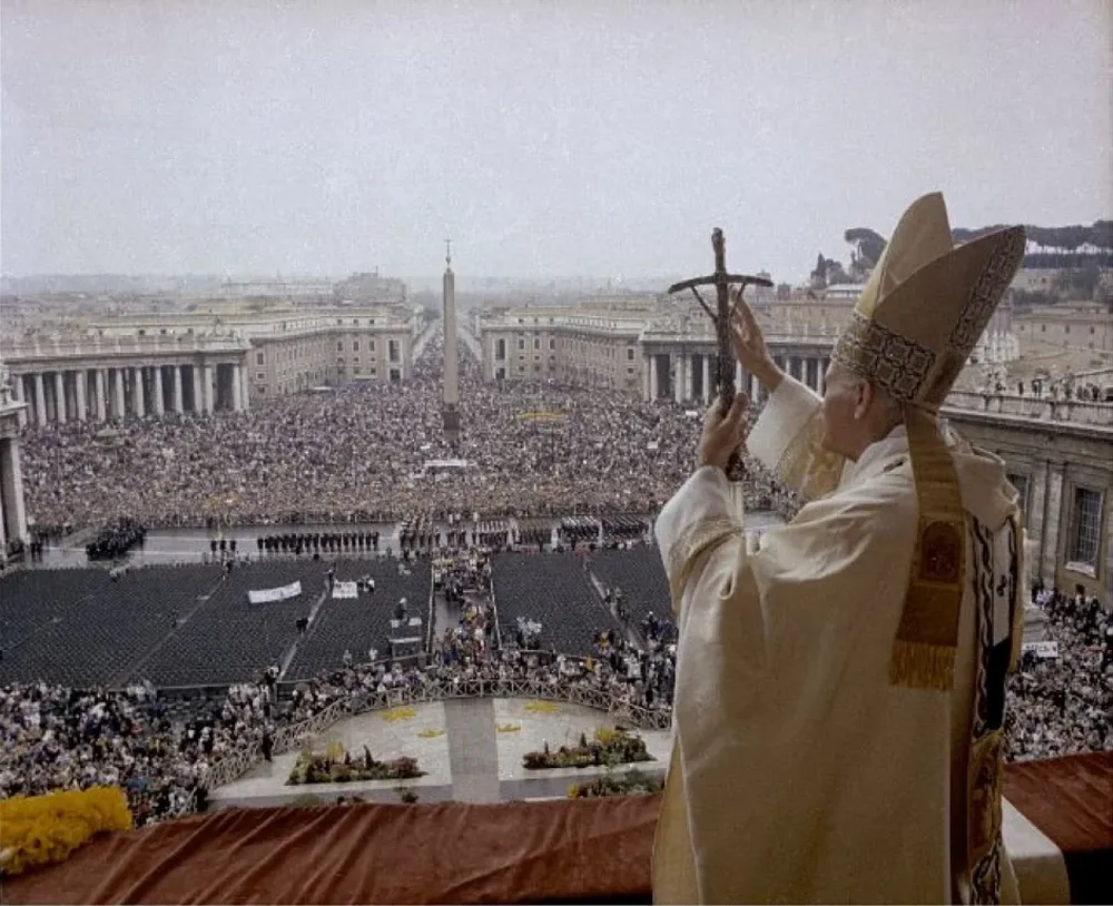 Juan Pablo II en el Vaticano