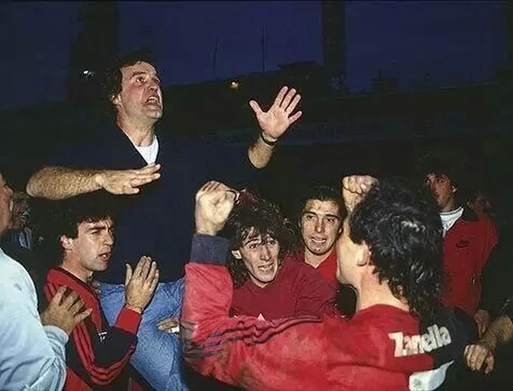 Marcelo Bielsa campeón con Newells en 1991
