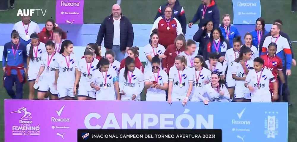 El festejo de Nacional