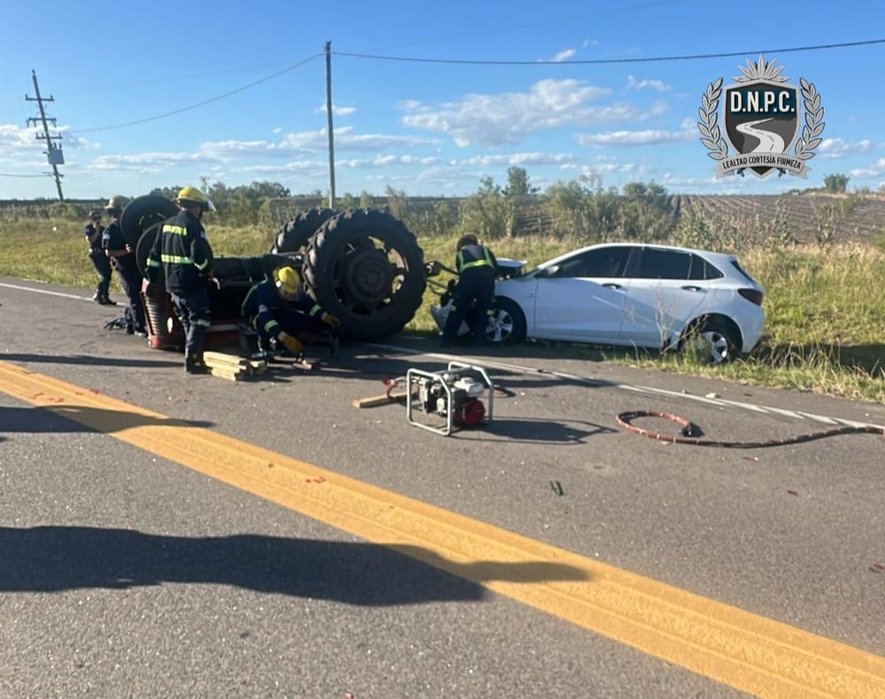 Imágenes del accidente