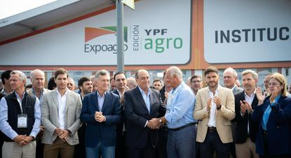 Mauricio Macri y Guillermo Francos se cruzaron en Expoagro y tuvieron una charla: los detalles