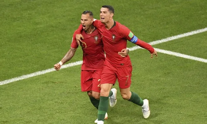 El festejo de Quaresma y Ronaldo