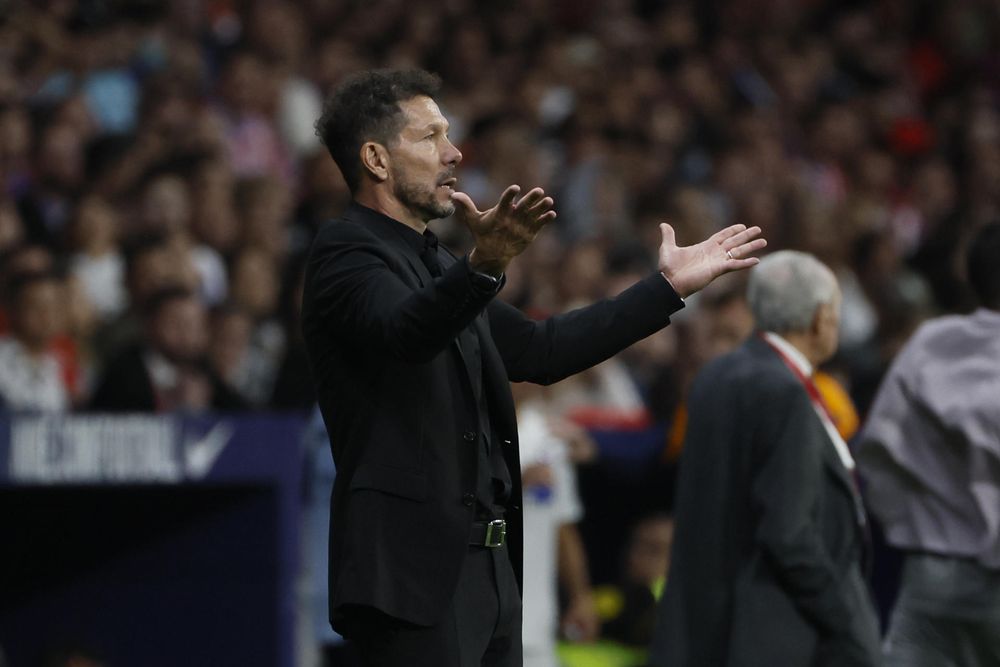 Cholo Simeone, entrenador del Atlético de Madrid.