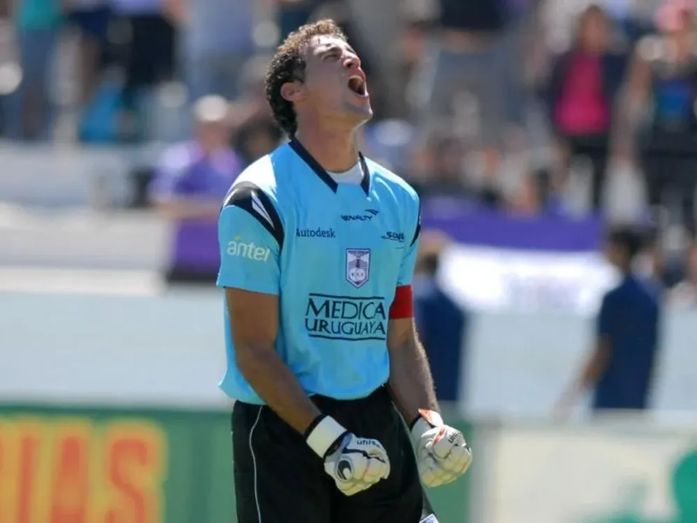Martín Silva en su etapa de Defensor Sporting