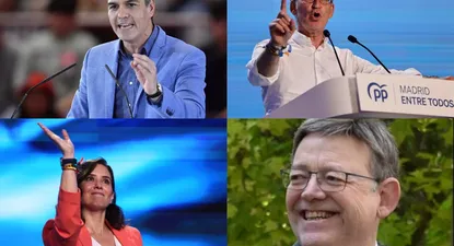 Pedro Sánchez, Alberto Núñez Feijóo, Isabel Díaz Ayuso y Ximo Puig, protagonistas del 28-M.