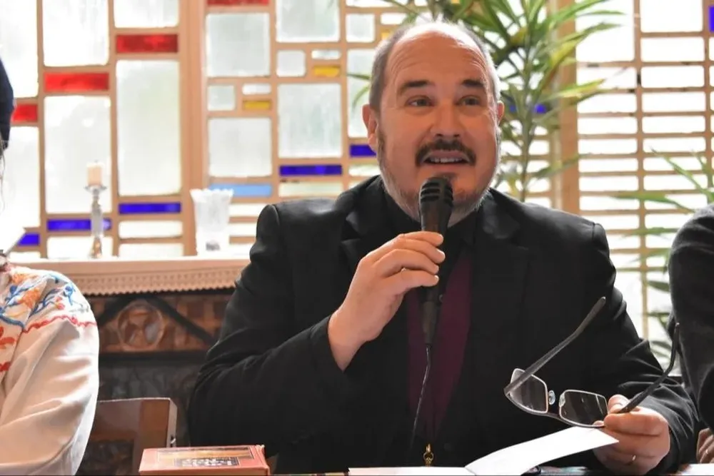 pastor evangélico y presidente de la FAIE, Leonardo Schindler