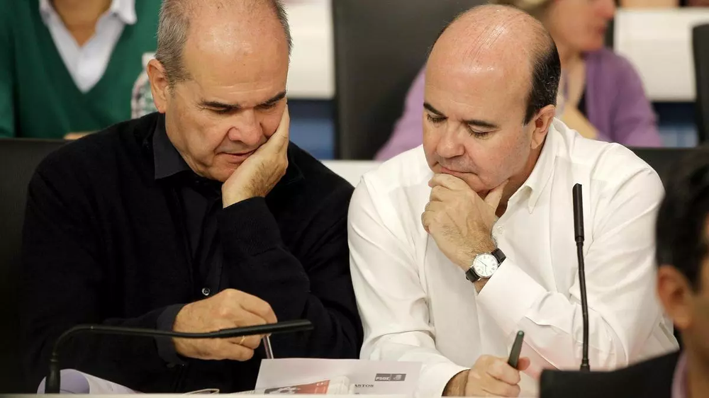 Manuel Chaves y Gaspar Zarrías