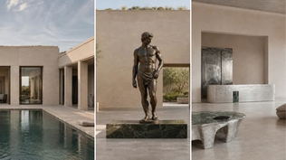 Piedra, bronce y jardines: así es el estilo inspirado en racionalistas italianos que Praxis proyecta en sus residencias en Uruguay