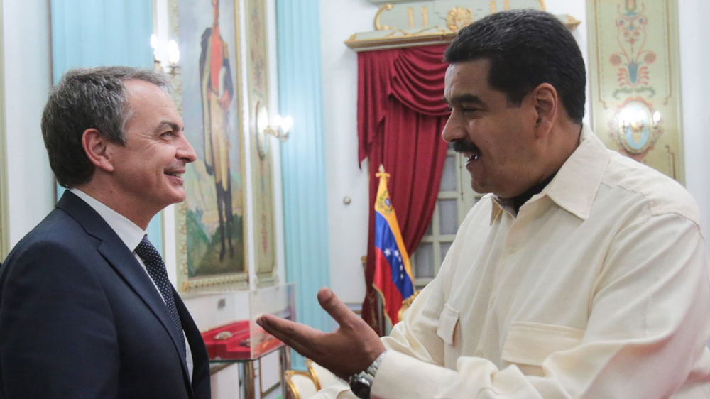 José Luis Rodríguez Zapatero y Nicolás Maduro