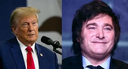 Donald Trump y Javier Milei