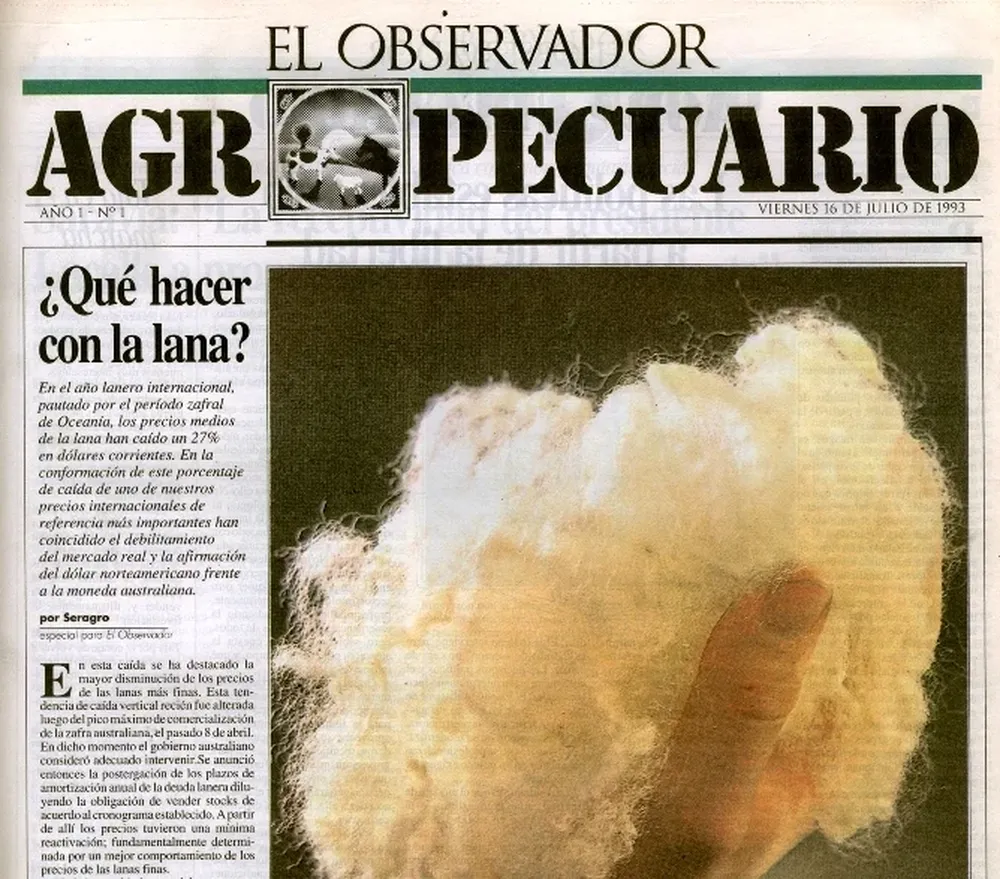 La primera tapa, el 16 de julio de 1993