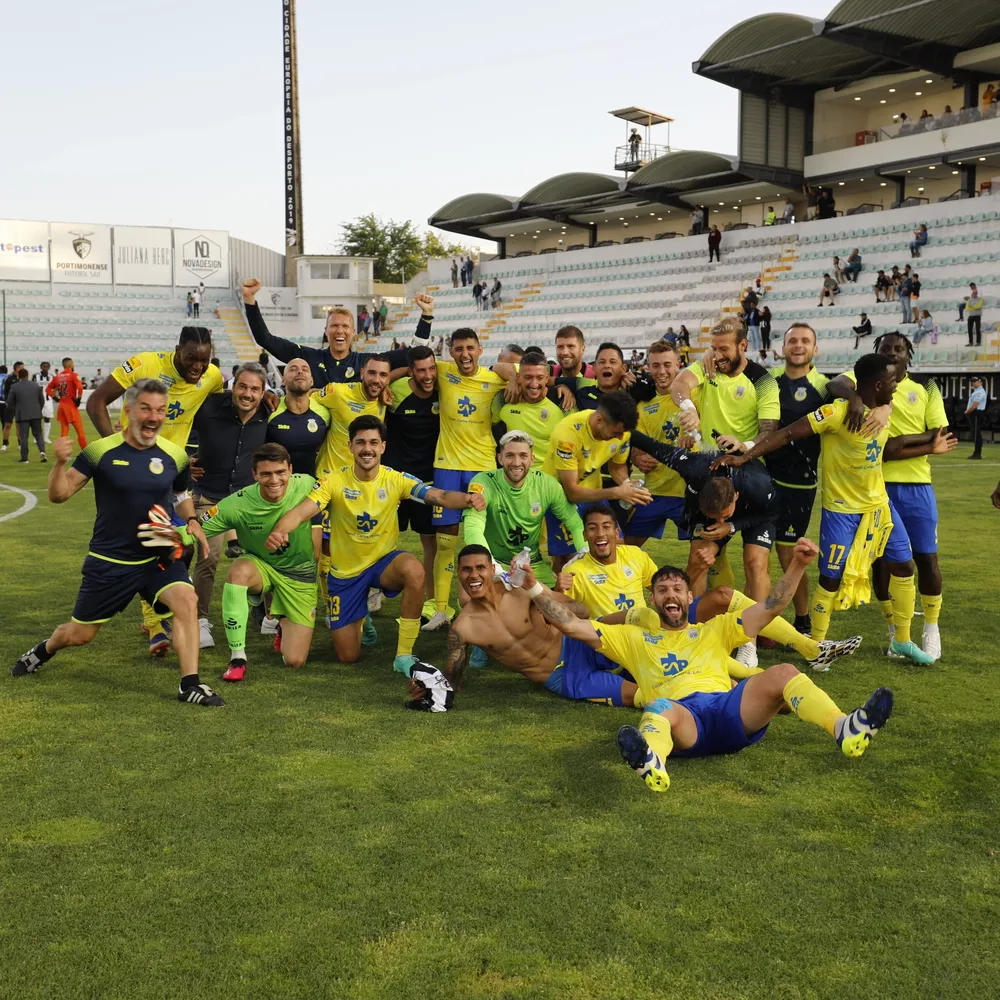 Ignacio De Arruabarrena y el festejo de Arouca