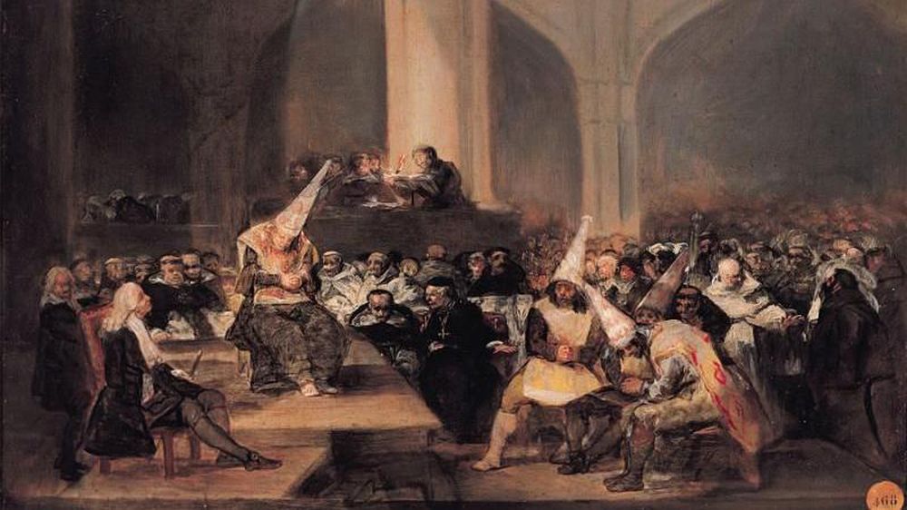 Es probable que Goya no presenciara este "autillo" y que se inspirara en épocas anteriores.
