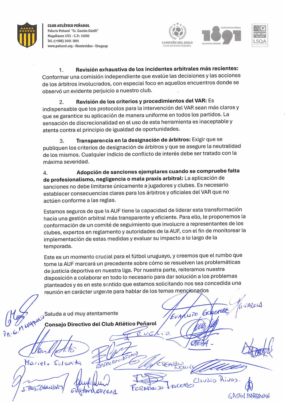 La carta de Ignacio Ruglio a Ignacio Alonso