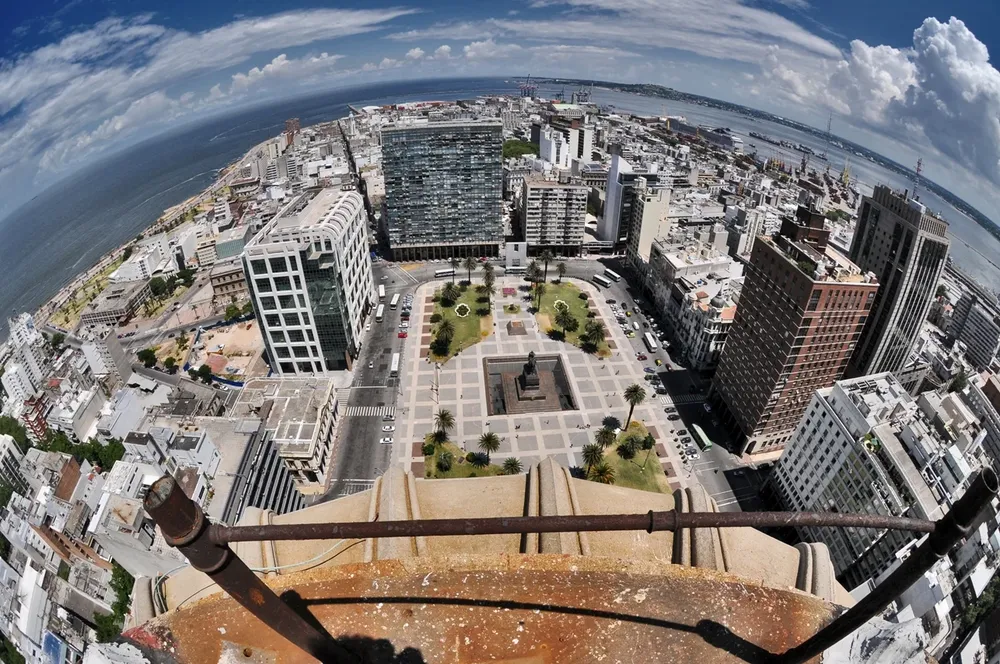 La vista desde lo alto del Palacio Salvo