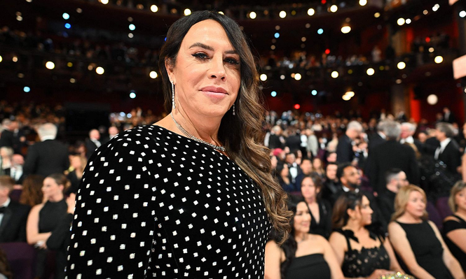 Karla Sofía Gascón en la entrega de los Premios Oscar.