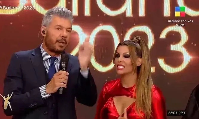 El novio de Charlotte la acompañó en el Bailando.