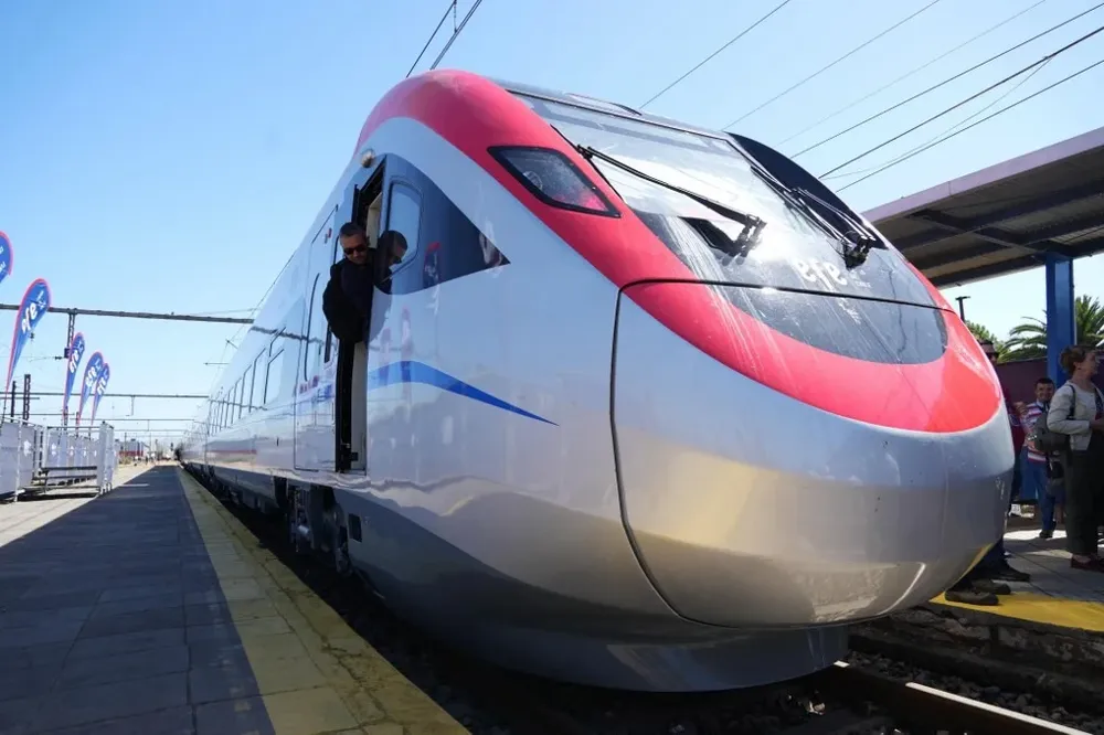 El material rodante del nuevo tren rápido chileno es de fabricación china