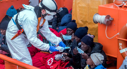 Menores migrantes que llegan a España.