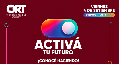 el desafio de elegir una carrera: ort invita a los jovenes a probar, explorar y descubrir su futuro