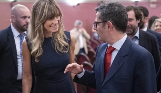 Begoña Gómez y Félix Bolaños. EUROPA PRESS