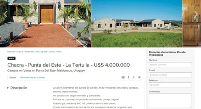 Por qué Susana Giménez no puede vender su millonaria chacra de Punta del Este