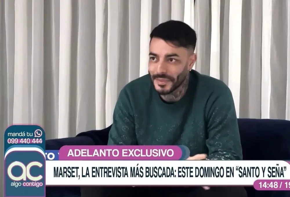Marset durante la entrevista