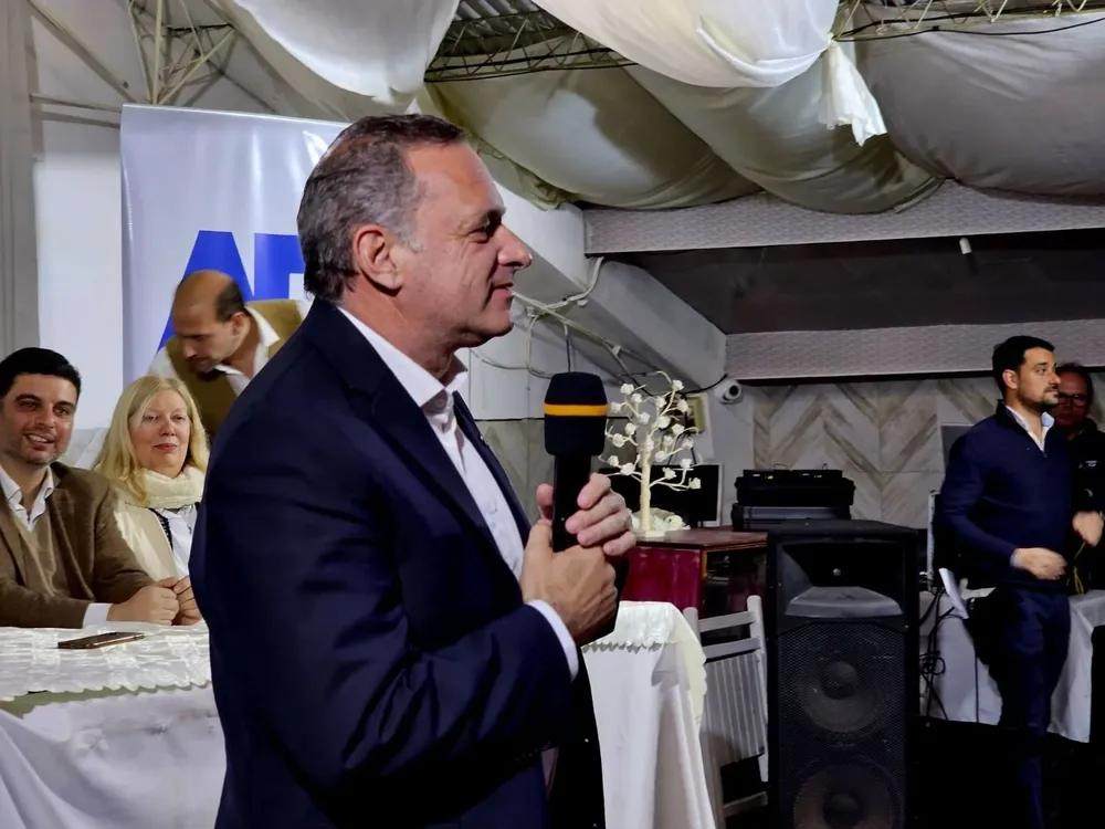 Álvaro Delgado en el plenario de la lista 404 realizado en el Cerro