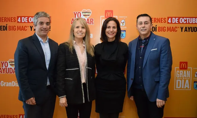 Ricardo Méndez, Sandra Marcos, Paula Espasandin y Fabrizio Patritti