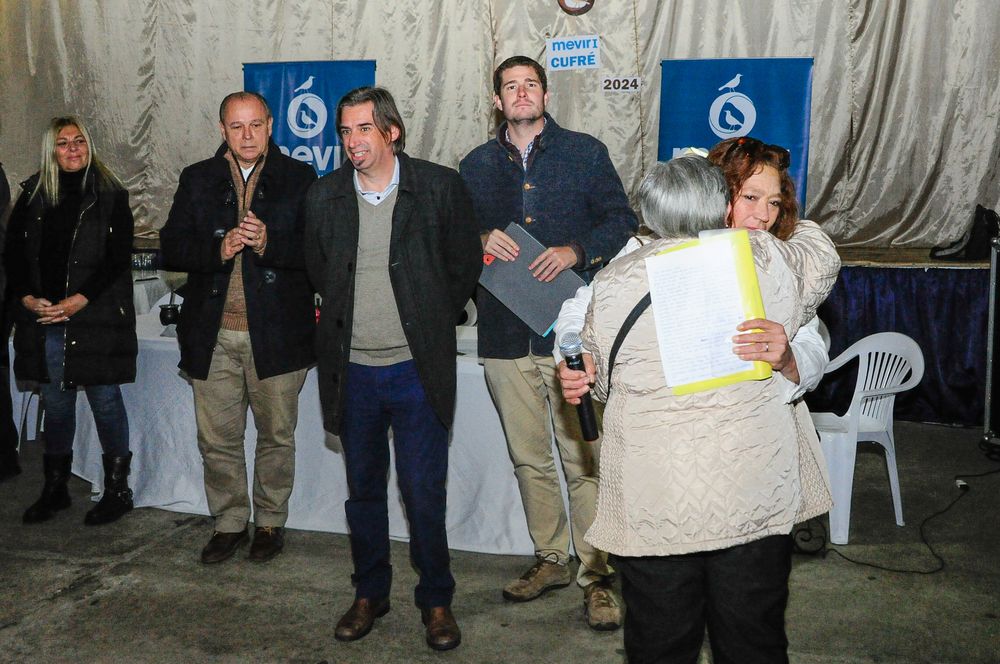 Colonia: la entrega de escrituraciones se desarrolló en Cufré. Colonia: la entrega de escrituraciones se desarrolló en Cufré.