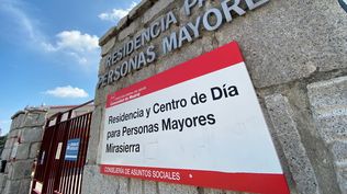 Entrada de la Residencia para Mayores DomusVi Mirasierra.