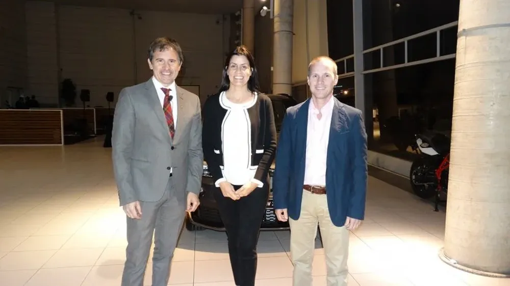 Juan Carlos Baucher, María José Migues y Pablo Etcheverry