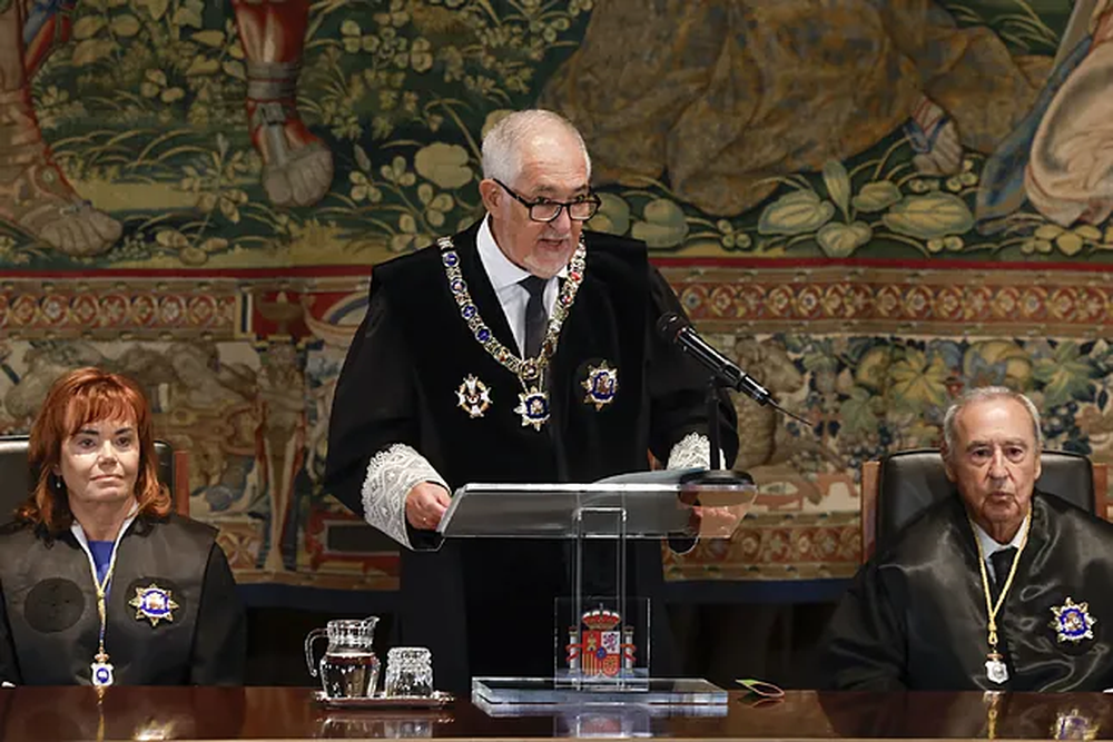 El presidente del Tribunal Constitucional, Cándido Conde-Pumpido,