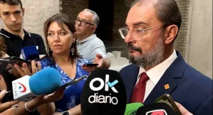 El senador autonómico por las Cortes de Aragón, Javier Lambán