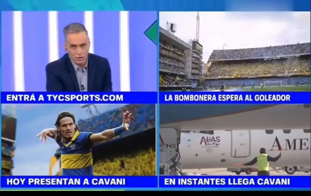 El debate sobre la presión que Cavani tendrá en Boca