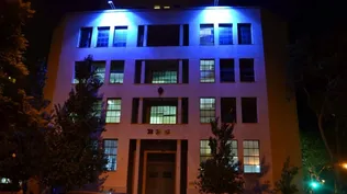 La fachada del BPS estará iluminada de azul por el Día de Concientización del Autismo