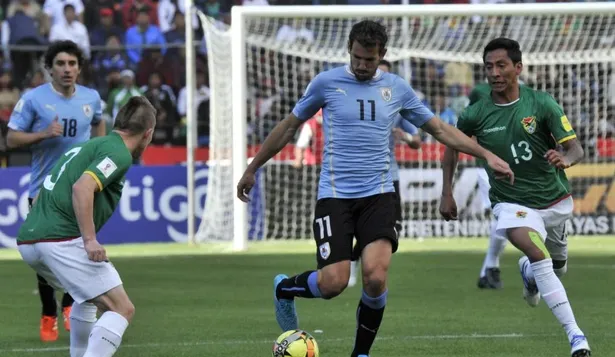 Cristhian Stuani ante Bolivia