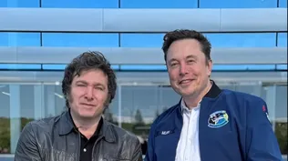 Javier Milei y Elon Musk en Austin, Texas, luego de su encuentro.