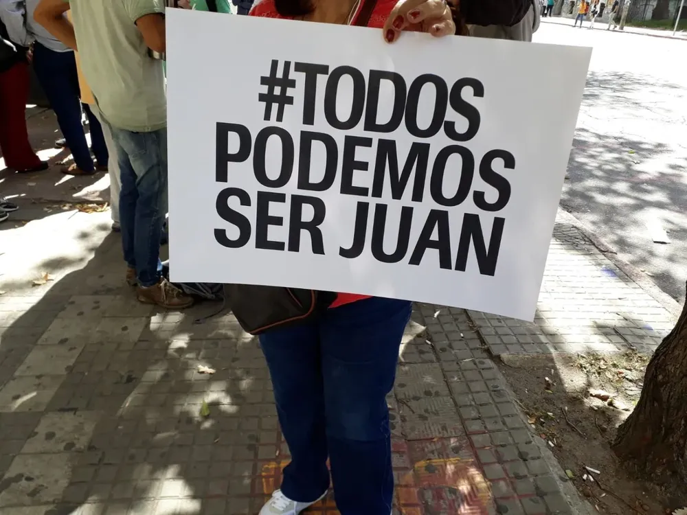 En varias ocasiones hubo manifestaciones de familiares y amigos, en reclamo de justicia