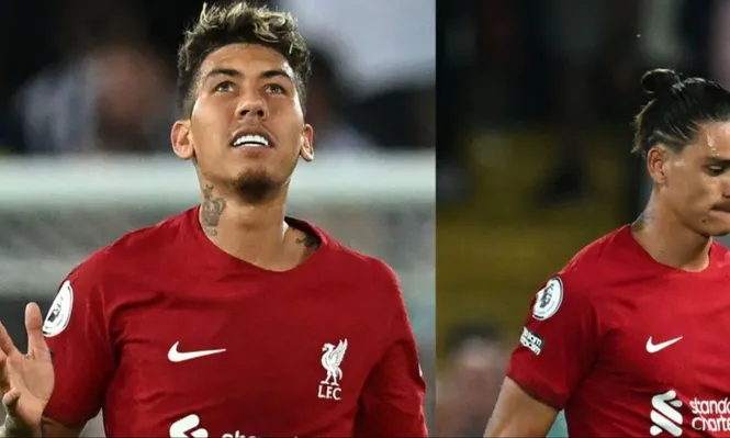 Darwin Núñez y Roberto Firmino pelean por la titularidad en Liverpool en el clásico de la ciudad ante Everton