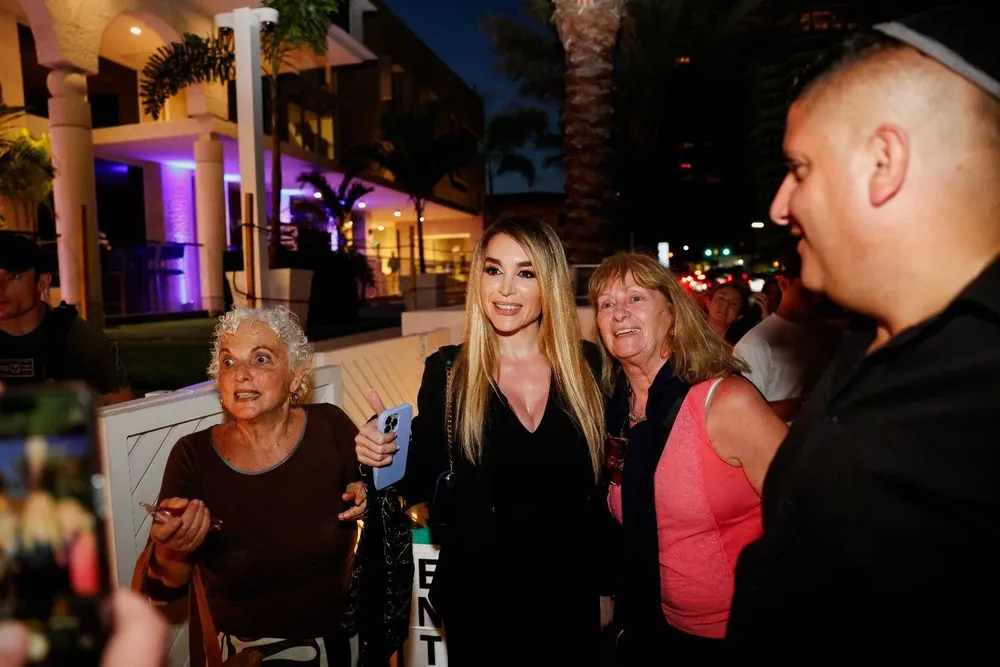 Fátima Flórez la semana pasada en Miami