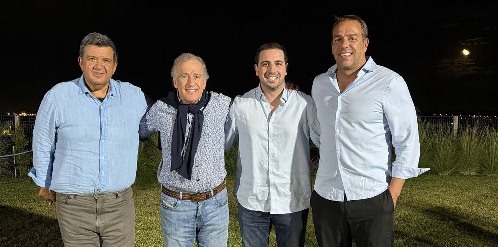 Jorge Barrera, Juan Pedro Damiani, Víctor Bedrossian e Ignacio Ruglio
