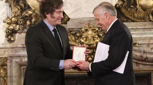 Javier Milei sostuvo que la economía argentina crece al 10%