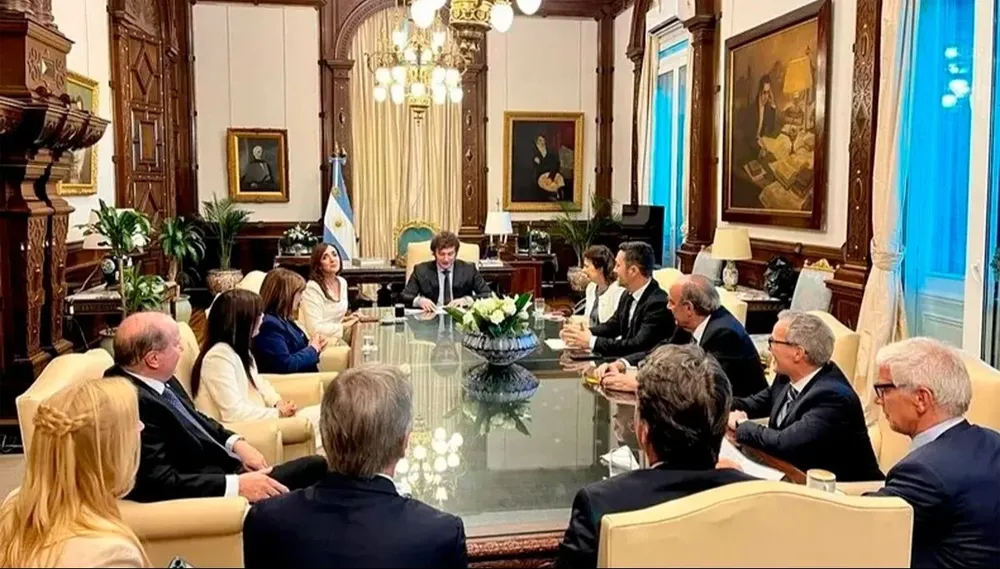 Reunión de Gabinete en Casa Rosada
