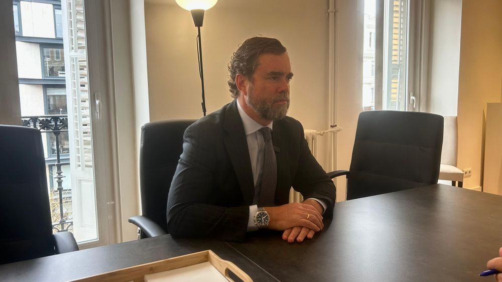 Iván Espinosa de los Monteros, en su oficina de Atenea, donde habló con El Observador España.