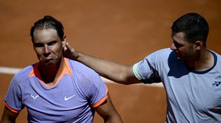 Rafael Nadal fue eliminado por el polaco Hubert Hurkacz en el Masters 1000 de Roma  