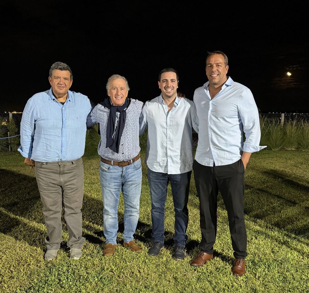 Jorge Barrera, Juan Pedro Damiani, Víctor Bedrossian e Ignacio Ruglio