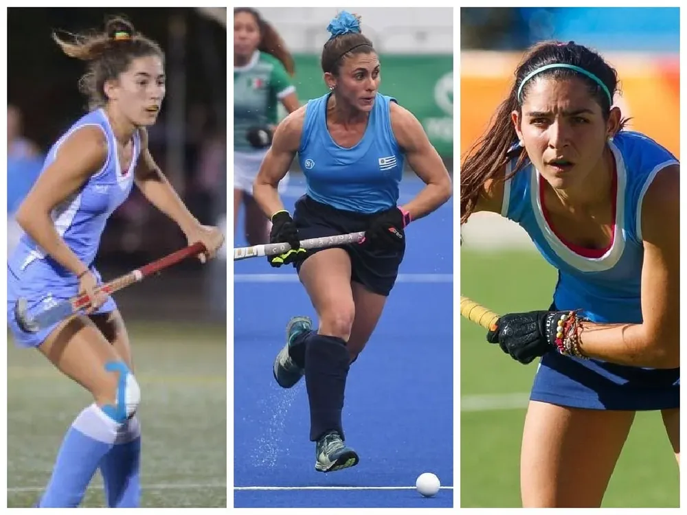 Manuela Vilar del Valle, Camila De María y Soledad Villar con Las Cimarronas