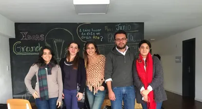 Cecilia Tula, Gabriela Mengod, Majo Spitalnik, Diego Herrera y Karolina Arrieta