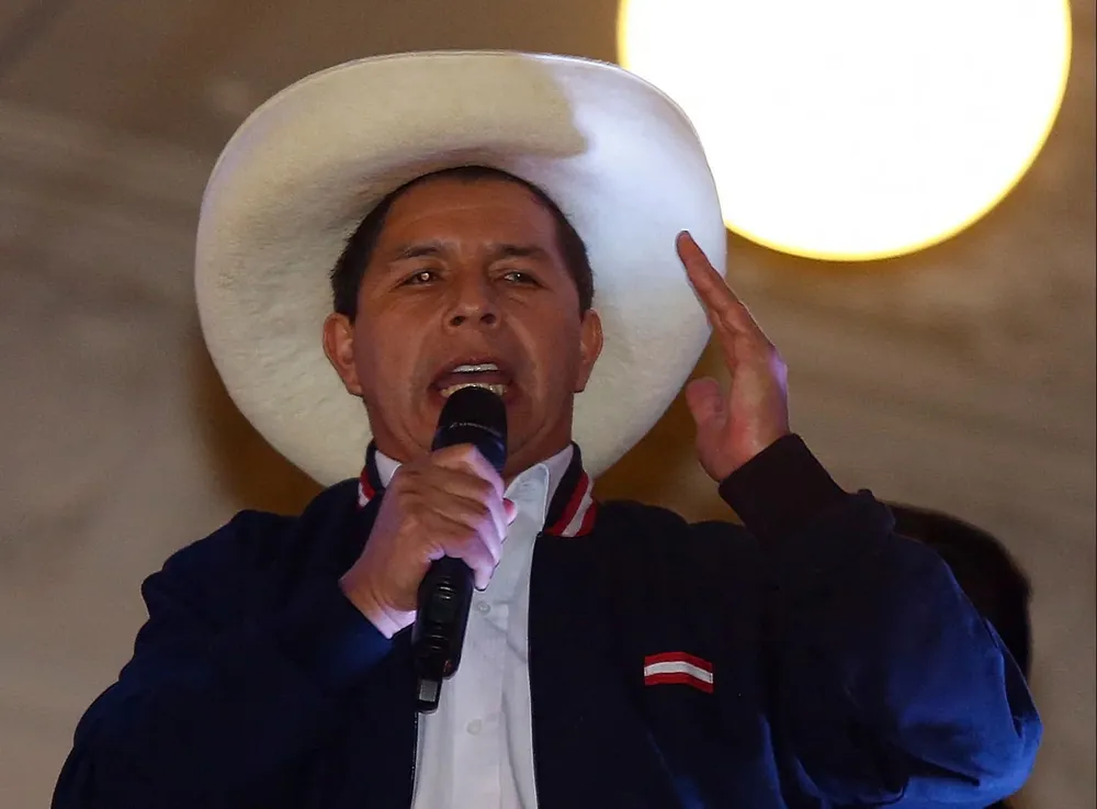 Archivo. El presidente de Perú, Pedro Castillo